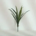 Artificial soft rubber orchid leaves green plant branch home decoration floral arrangement - Gladiolus / Large 13 Leaves 57cm