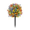 Artificial flower ball stake colorful fake flowers for outdoor garden courtyard home decor - Mixed Colors 5