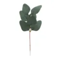 Kunstmatige eucalyptus tak groene plant enkele stengel met bessen voor tafeldecoratie - 05A