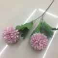 Kunstmatige roze bloem enkele stengel zijde neppe bloemen voor thuis woonkamer tafel decoratie - Lichtpaars