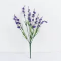 Artificial lavender flower purple simulation plant for home decor wedding party decoration. - Deep purple
