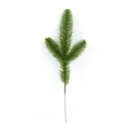 Artificial pine needle branch green plant variant for Christmas tree decoration props. - 3-Prong Double-Sided Pine Needle