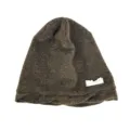 Koreanische Slouchy Beanie dunkelbraune Winter warme Mütze dicke Strickmütze weich Alltag - Einheitsgröße / Kaffeebraun