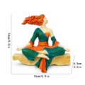 Figure sculpture d'harmonie naturelle résine ornement de bureau déco maison méditation art statue - Mère Nature