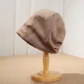 Früher Herbst neuer Buchstabe Druck schlaff Beanie Damen casual vielseitige Mode Mütze - Khaki