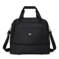 Gran bolsa de viaje tipo duffel para hombres y mujeres, equipaje de negocios y deportivo. - Negro