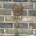 Campanello a Vento Ferro Cavallo Farfalla Vintage Sospeso per Decorazione Giardino - Lettera A