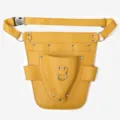 Bolso de cintura para herramientas multiusos amarillo, bolsa de jardinería portátil para exteriores. - Amarillo