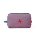 Bolsa de aseo cosmética de viaje impermeable de nylon colorido con gran capacidad - Púrpura