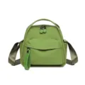 Bolso cruzado verde minimalista, bolso de mano ligero y versátil para el día a día. - Verde