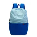 Mochila de bloque de color dopamina azul para viajes al aire libre y gran capacidad. - Azul y Azul Claro