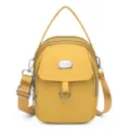 Bolso bandolera de mujer amarillo minimalista informal bolsa de teléfono variante - Amarillo