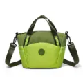 Bolso bandolera pequeño a cuadros verdes, elegante bolso ligero de viaje para uso diario. - Verde