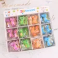 Leuke 3D dinosaurus gum set voor kinderen, creatieve afneembare dierlijke kantoorartikelen doos. - 48 Per Doos 1440 Per Doos / Gemengde Kleuren