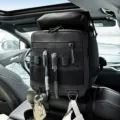 Organizador de respaldo de asiento de coche bolsa colgante tactica negra resistente - Negro