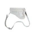 Bolso Bandolera Hombre Cuero PU Forma de Pistola Estilo Moto Moda de Nicho Bolso - Forma de Pistola Lanzadora / Blanco
