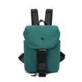 Mochila pequeña de cuadros verdes informal para el día a día, ligera y elegante. - Verde