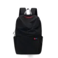 Black waterproof travel backpack large capacity casual sports rucksack for outdoor hiking school use - Black