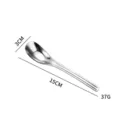 Cuillère en acier inoxydable 316 polie miroir cuillère bébé 15cm 37g cuisine argenterie - 316 Argent Petit