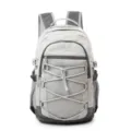 Mochila ligera de viaje para portátil para hombres y mujeres mochila escolar casual - Gris