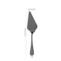 Spatule a gateau en acier inoxydable noir coupe-pizza longue poignee 7.4x28.2cm outil - Pelle à Gâteau Noir