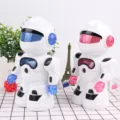 Kreativer Roboter Bleistiftspitzer süße Desktop Schreibwaren automatischer Einzug Anspitzer Spielzeug - Gemischt
