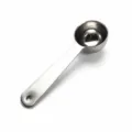 Stainless steel measuring spoon for coffee beans, milk powder and baking ingredients. - CS20 Round Hole 20ml