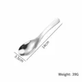 Cuillère en acier inoxydable 316, vaisselle durable, cuillère à soupe classique pour repas - 316 petite taille / Argent
