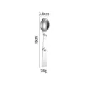 Couvercle cuillère fourchette pliable acier inoxydable 16cm camping voyage pique-nique - Cuillère à Salade Pliante en Trois 304 (Sans Poinçon) 1,2 mm