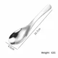 Cuillère en acier inoxydable 316 cuillère à soupe profonde pour dessert élégante 16.7cm - 316 grand / Argent