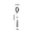 Cuillère pliante en acier inoxydable portable pique-nique voyage coutellerie matériau 304 - Cuillère Pliante Simple à Long Manche 304