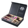 Couverts 24 pièces en acier inoxydable arc-en-ciel dans coffret cadeau, poli. - Ensemble de 24 Pièces / Couleur AB