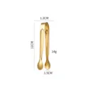 Pince à glaçons mini en acier inoxydable doré outil de bar avec spécification 11cm - S / Or