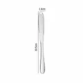 Couteau à beurre en acier inoxydable avec trous, tartineur de confiture, longueur 20,5cm. - Argent