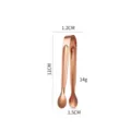Stainless steel ice tong rose gold sugar tong small food tong kitchen bar tool 11cm - S / Rose Gold