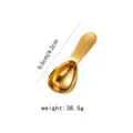Cuillère doseuse à café dorée en acier inoxydable avec échelle pour la pâtisserie. - 15ml / Or
