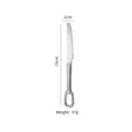 Couteau à steak en acier inoxydable 304 créatif européen avec trou de suspension, durable. - Couteau de Table Argenté