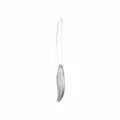 Couteau de table en acier inoxydable avec poignée plume, 19.8x2cm ustensile. - Couteau de Table Manche Plume / Argent