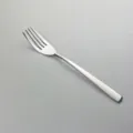 Fourchette de table en acier inoxydable avec poignee carree moderne pour maison - Fourchette à Dîner Argent