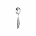 Stainless Steel Feather Handle Spoon 17cm Silver Tableware Kitchen Dining Tool New - Feather Handle Round Spoon / Silver