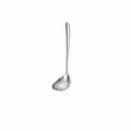 Cuillère écumoire en acier inoxydable à long manche, ustensile de cuisine avec dimensions. - Écumoire à long manche / Argent