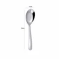 Edelstahllöffel Suppenlöffel, 16cm Länge, langlebiges Küchengeschirr für den Alltag. - 410 Mittel / Silber