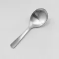 Cuillere de Service en Acier Inoxydable 304 Martele Grande Cuillere a Soupe Maison - Lisse Satiné Petit