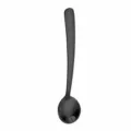 Black stainless steel mini spoon, small round coffee spoon and condiment spoon, 13cm length. - 13cm Large / Black