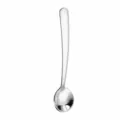 Stainless steel small round spoon mini coffee spoon for kitchen use silver variant option - 13cm Large / Silver