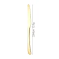 Gold Stainless Steel Dinner Knife 23cm Long Table Knife Kitchen Dining Cutlery Set - Dinner Knife / Gold