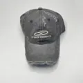 Verweerde denim honkbalpet voor heren en dames, vintage streetwear pet met stijlvol borduurwerk. - Verstelbaar / Gewassen Grijs