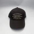 Diepe baseballcap met 1980 borduursel op de voorkant, stijlvolle zachte zonnehoed voor uniseks. - Verstelbaar / Grijs