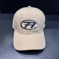 Vintage gewassen katoenen honkbalpet met geborduurd letterlogo, prachtig detail. - Verstelbaar / Khaki