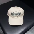 Klassieke beige geborduurde honkbalpet voor dames en heren, stijlvolle streetwear hoed. - Beige